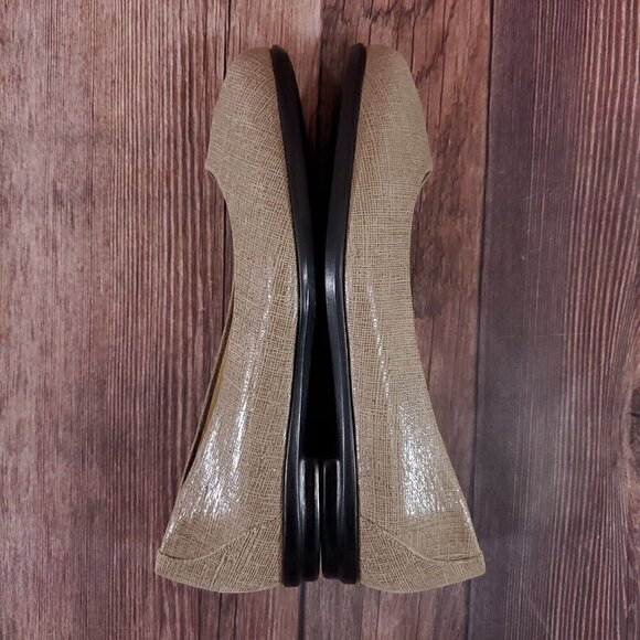 SAS Scenic Womens Size 7.5 M Tan Fog Comfort Slip On Ballet Flats Shoes USA Made - Picture 9 of 14